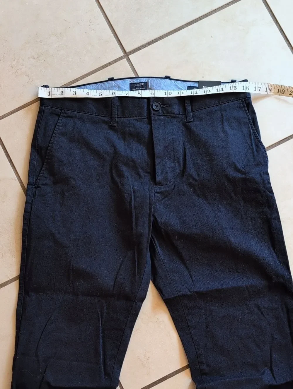 NWT J. Crew Men's Slim-fit original chino pant Navy Blue 31 X 30